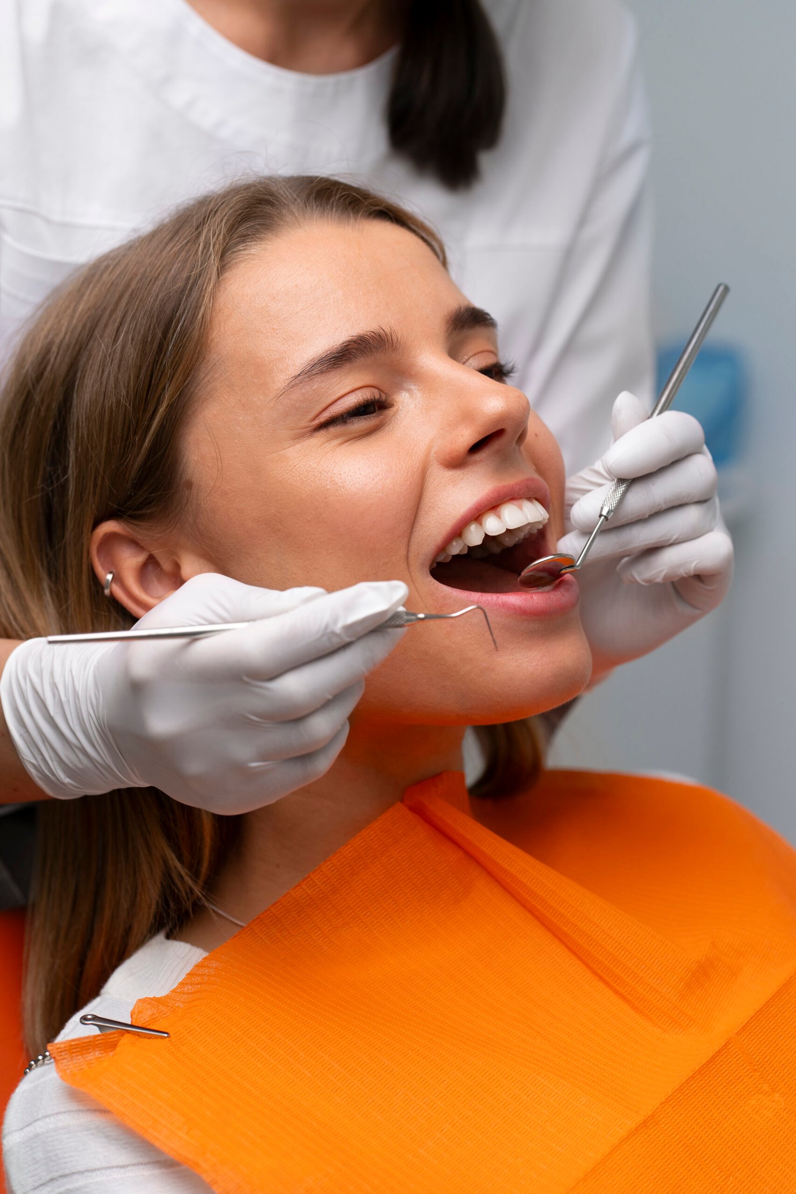 Paciente en consulta dental